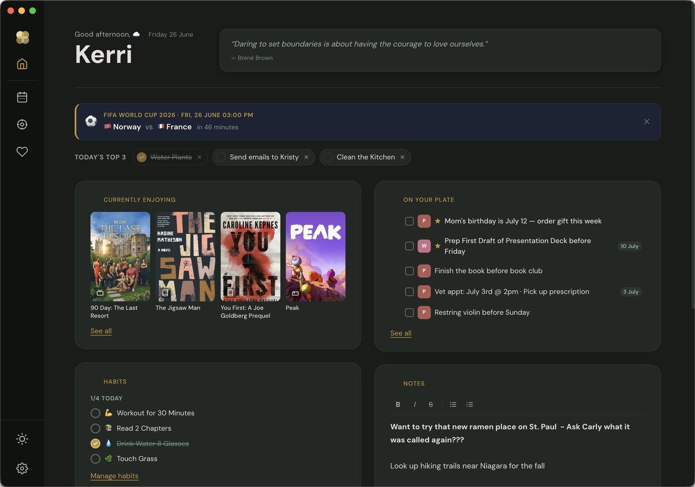 Gather Desktop · Default dark